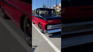 1966 Chevy C10 rolling through the meet