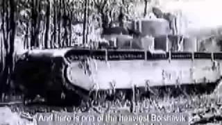 German crew inspecting captured Russian T-35 Heavy Tank