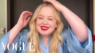 Bridgerton's Nicola Coughlan on Face Sculpting and a Glossy Red Lip | Beauty Secrets | Vogue