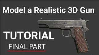 Modelling a Gun in Blender Beginner Tutorial | UV Unwrapping Textures