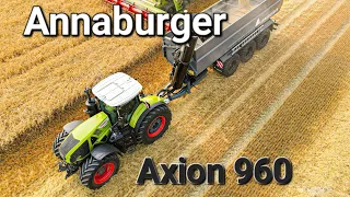 Annaburger Überladewagen/ Axion 960 / Batenhorst Lohnunternehmen/ CLAAS Lexion 600/ Fpv Farming {4K}