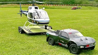 STUNNING AMAZING AS-350 ECUREUIL BIG SCALE RC ELECTRIC MODEL HELICOPTER FLIGHT DEMONSTRATION