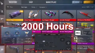 MY 2000 HOURS ACCOUNT REVIEW ! 😱🏆🔥 - Settings, Inventory, Opening, Stats, Clan ✅ | Standoff 2 0.23.2