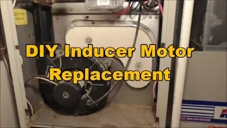 DIY Inducer Motor Replacement A170 Fasco on Heil Furnace