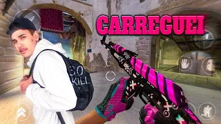 CS:GO Mobile - Carreguei ESSE time MALUCO no cs go android