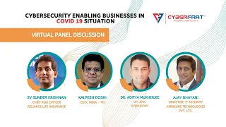 Cybersecurity enabling businesses in COVID-19 situation | Virtual Panel Discussion | CyberFrat