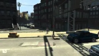 Заднее сальто в GTA 4 - приколы