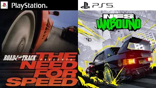 Need for Speed PlayStation Evolution (1994-2022)