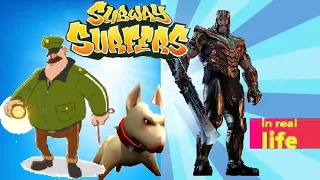 Subway Surfers In Real Life| Escape From the Guard and Dog| Kid skit