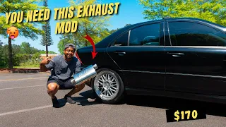 Straight Piping My Mercedes C230 Sport Cheap W203 V6 Exhaust Mod