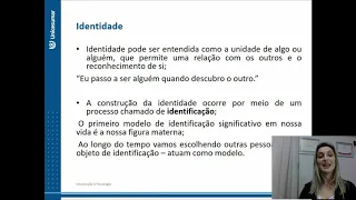 Primeira aula: Introdução à Psicologia