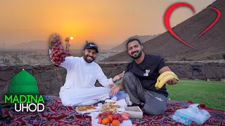 Madina IFTAR in Heart of Uhod Mountain Ft. @ZubairRiazz