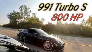 Stage 4 Porsche 911 Turbo S vs. Stock McLaren 720S