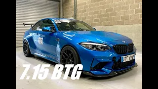 BMW M2 7:15 BTG Nurburgring GT Performance Trackday Best Lap Compétition Nordschleife