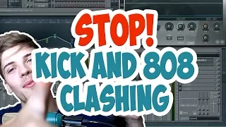 STOP Your Kicks And 808's From Clashing - How To Mix Kicks And 808's