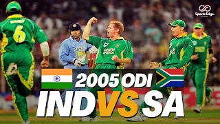 India Vs South Africa 2005 ODI Match Highlights | What A Nail Biting Thriller Match 😱🔥
