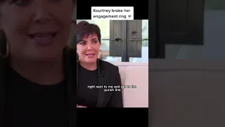 Kourtney broke her engagement ring tiktok amkardashian