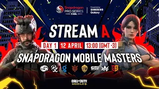 🔴 LIVE: [STREAM A] Snapdragon Mobile Masters 2024 | Day 1 | CODM | Portuguese