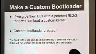 ShmooCon 2014: Arms Race: The Story of (In)-Secure Bootloaders