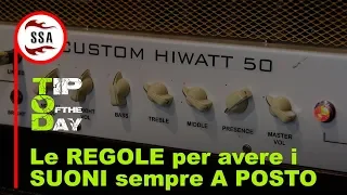 Tip Of the Day - Regolare i suoni: come avere i suoni sempre a posto