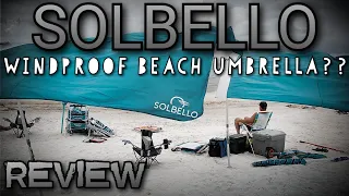 Solbello Beach Umbrella REVIEW - Windproof 🤔