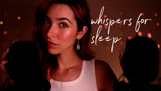 ASMR Close Whispering You To Sleep (Low light)