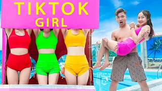 FUNNIEST BIKE WASHING PRANK BATTLE NERF Dr. CJGirl Nerf Guns TRENDING TIKTOK JACKPOT LADY PRANK VTL