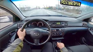 2005 Toyota Corolla 120 (1.6 MT) POV Test Drive