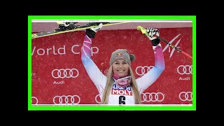 Lindsey vonn gets emotional after first win of season in world cup super-g race