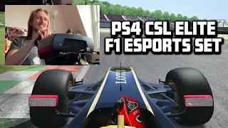 Fanatec F1 CSL Elite wheel for PS4: setup, play, impressions