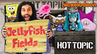 Hunting At HOT TOPIC For All The Nickelodeon Merch and NEW JELLYFISH FIELDS DISPLAY SIGN!!