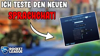 Ich teste den NEUEN SPRACHCHAT IN ROCKET LEAGUE 🔥 | 2v2 GC2 Ranked