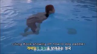 BTS (방탄 소년단) Jungkook swimming in the pool Saipan Summer Package