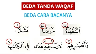 BEDA TANDA WAQAF BEDA CARA BACANYA | LENGKAP DENGAN PRAKTEK