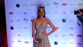 "Miss World Manushi Chillar" Dazzles the Red Carpet at Filmfare Glamour & Style Awards