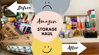 AMAZON HAUL - 12 STORAGE & ORGANISATION PRODUCTS FOR KITCHEN & BEDROOM- Home Organization Made Easy!