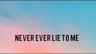 Never lie to me (Lyrics /Lyrics video) - Rauf and Faik