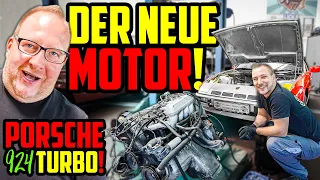 Der MOTOR kommt rein! - Porsche 924 TURBO - PROBLEME am Mengenteiler!