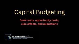 Capital Budgeting - Getting the nonroutine cash flows right