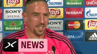 Franck Ribery sorgt für Riesenlacher | FC Bayern München - Juventus Turin