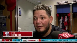Molina on Pujols scoring from first: 'He's going to sleep like a baby tonight'