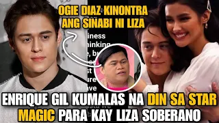 KUMALAS NA DIN SI ENRIQUE GIL SA STAR MAGIC PARA KAY LIZA? OGIE DIAZ MAY BINALIKANG PATAMA KAY LIZA?