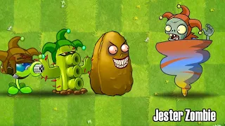 PvZ 2 Challenge - All Plants Vs Jester Zombie - Who 's Best?