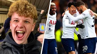 Aston Villa 0-4 Tottenham! Son Heung Min 손흥민 scores hat trick! Away Premier League Match Day Vlog!