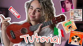 TUTORIAL Ukulele CANZONI ITALIANE Super Facili! 2 Gua-Gloria Paola Bossi