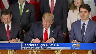 Trump Signs New Trade Agreement With Mexico, Canada