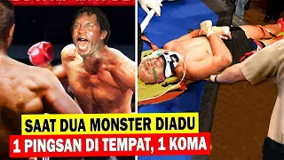 Tragis!! Ketika DUA MONSTER DIADU Sampai Jatuh Koma, Tuli, Hilang Ingatan, Lumpuh