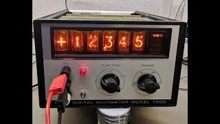 Fairchild Instrumentation Digital Multimeter model 7000 Nixie teardown