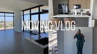 MOVING VLOG | moving from the dmv to houston + empty luxury apartment tour