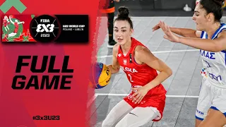 Greece 🇬🇷 vs Poland 🇵🇱 | Women | Full Game | FIBA 3x3 U23 World Cup 2023